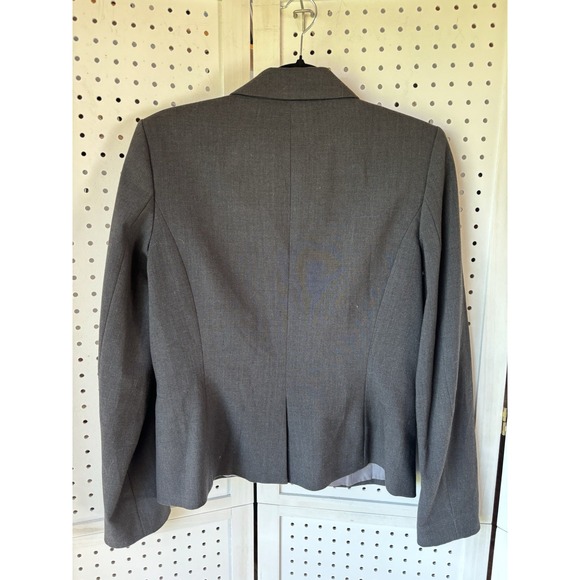 Calvin Klein Women's 8 Gray 2 Button Blazer Jacket Career Business Dressy - Picture 5 of 5